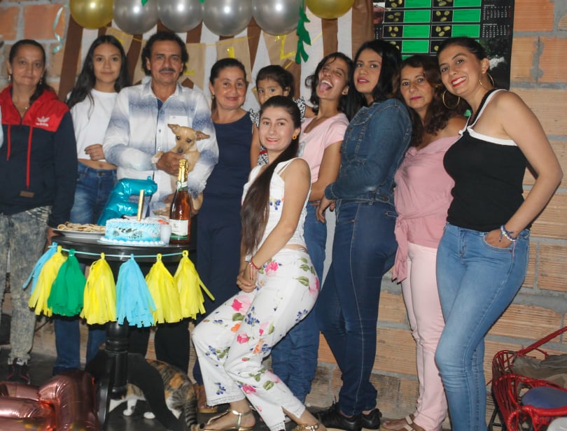 Diana Marcela Valderrama Losada, Ligia Valderrama Cuellar, Leidy Torres Lozano, Bleidy Johana Mazabel, Mónica Alejandra Valderrama Losada, Doralba Losada, Luis Enrique Valderrama Cuellar, Laura Camila Muñoz Lozano, Emilce Muñoz Losada.